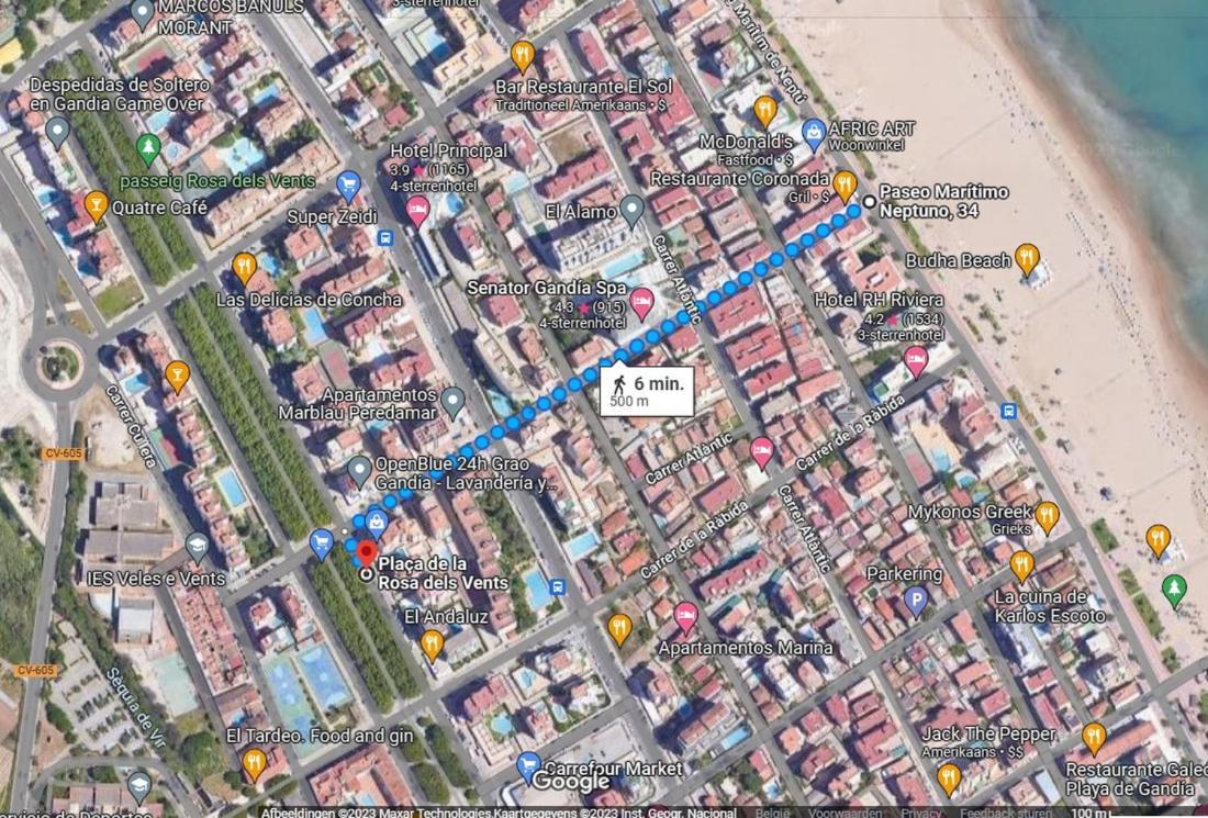 Jardin 5 Playa De Gandia - No Fiestas - Con Wifi Apartment Екстериор снимка